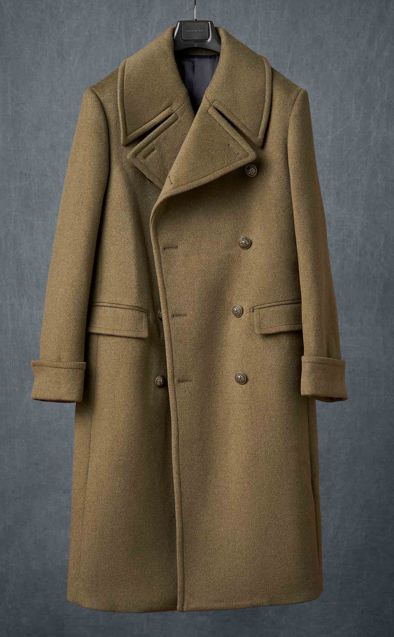 Green Melton Great Coat