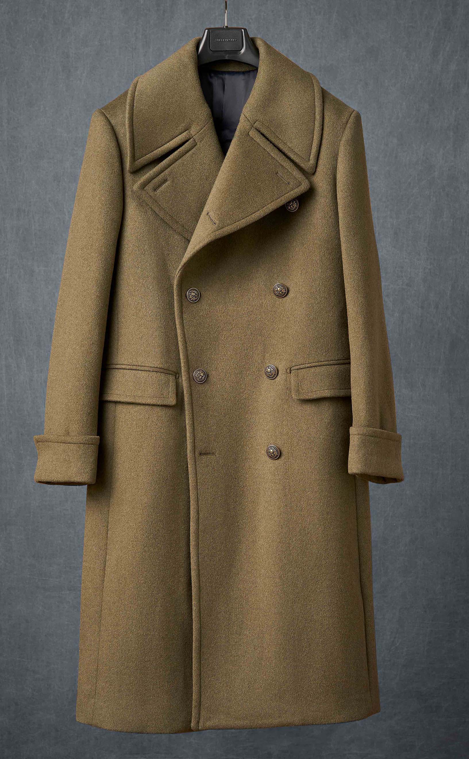 Green Melton Great Coat