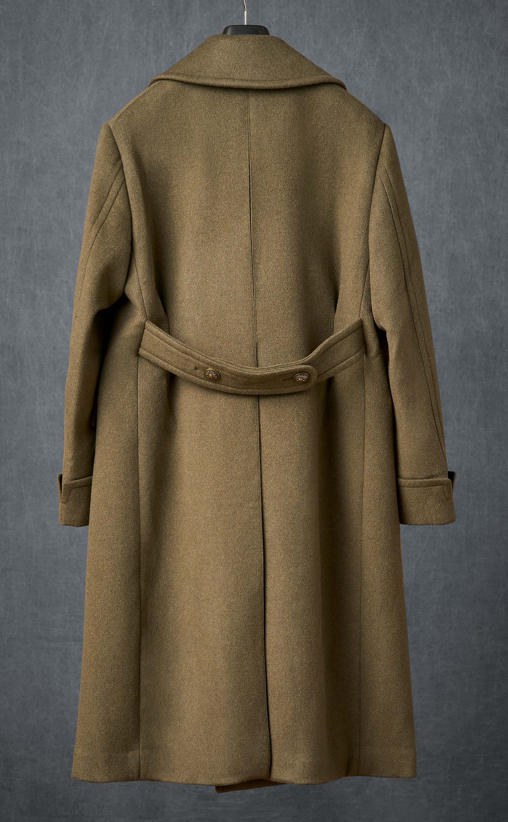 Green Melton Great Coat