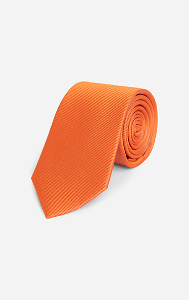 Tangerine Twill Tie